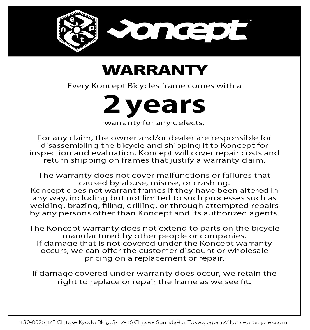 Koncept Bike Polo Frame 'zeke' V3.5_DB w/front fork ｵﾘｼﾞﾅﾙﾊﾞｲｸﾎﾟﾛ専用ﾌﾚｰﾑ/ﾌｫｰｸｾｯﾄ_ｼﾞｯｸ V3.5_DB