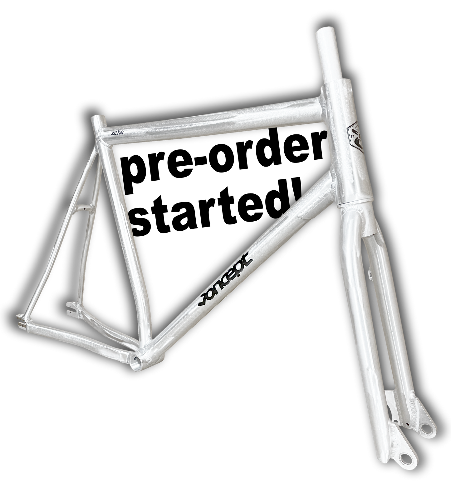 10%Off Pre-Order Sales!!  Koncept Bike Polo Frame 'zeke' V3.5_DB w/front fork ｵﾘｼﾞﾅﾙﾊﾞｲｸﾎﾟﾛ専用ﾌﾚｰﾑ/ﾌｫｰｸｾｯﾄ_ｼﾞｯｸ V3.5_DB